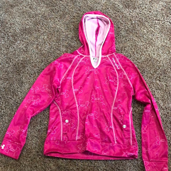 Girls XL, Under Armour pink lightweight sweatshirt - Picture 1 of 5